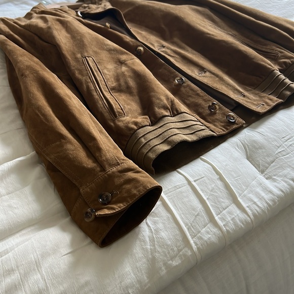 Suede leather bomber jacket, FINAL PRICE - Picture 4 of 10